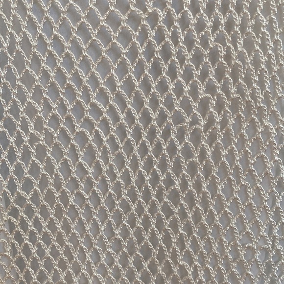 NWT Cool Attitudes Ivory knit top with adjustable straps and sequin throughout. - Picture 9 of 13